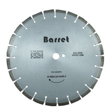 Алмазний відрізний диск Barret D-450, 450 мм